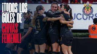 ¡TODOS LOS GOLES DE CHIVAS FEMENIL ANTE NECAXA! 🐐