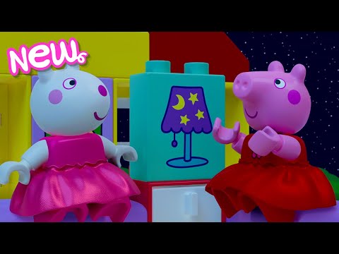 Peppa Pig Tales 🎈 Sleepover Party 💤 LEGO DUPLO Peppa Pig Episodes