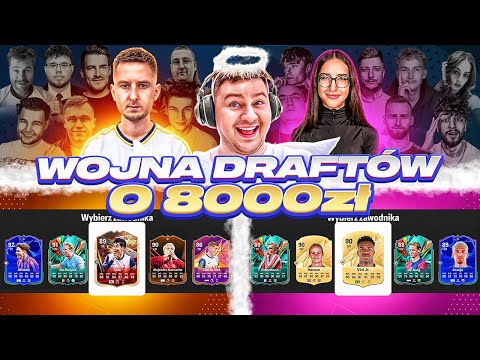 WOJNA DRAFTÓW LACHU VS ROKCIA o 8000 zł | ĆWIERĆFINAŁ FC25