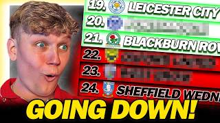 PREDICTING The Championship RELEGATION BATTLE!