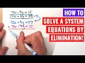 Solving Systems of Equations Using Elimination