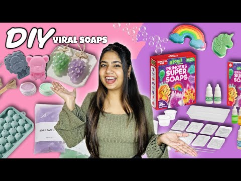 *10 viral soaps DIY* | soap making at home