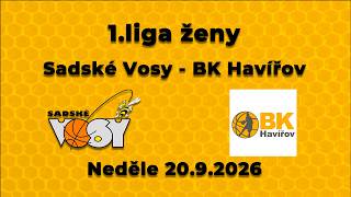 2026-27 1. liga Sadské Vosy - BK Havířov
