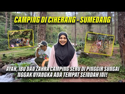 Bangun Tenda, Bikin Api Unggun, dan Suasana Ciherang yang Indah!