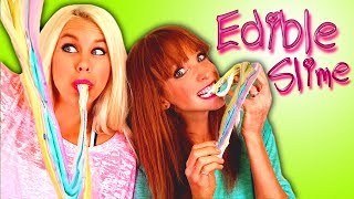 EDIBLE SLIME!!! How to make satisfying colored slime DIY PLUS Awesome Life Hacks! 😊