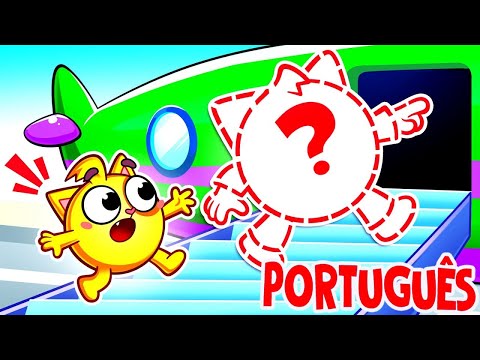 Canção de Segurança no Aeroporto ✈️| Músicas Divertidas para Crianças 😻🐨🐰🦁 do Baby Zoo Português