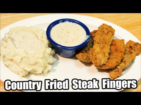 Country Fried Steak with Milk Gravy and Mashed Potatoes