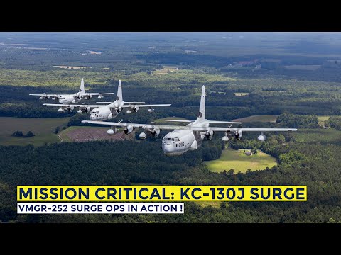 How VMGR-252 Powers Marine Corps Missions with KC-130J Surge Ops