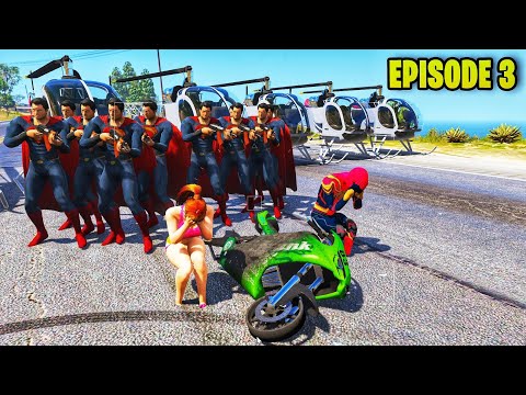 GTA V : DORAEMON SAVING SPIDER-MAN'S GIRLFRIEND 🥺 | EPISODE 3 | itsRPClips