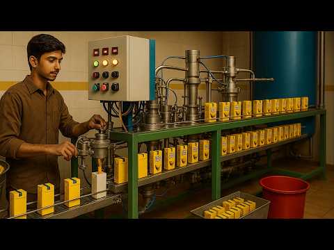 Brilliant Tetra Pack Machine Build | Fills 1000+ Juice Boxes in Just Minutes – Full Factory Process