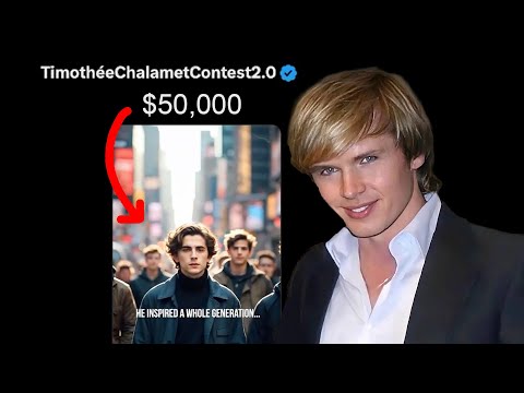 This guy spent $50,000 using AI to promote a Timothee Chalamet lookalike competition