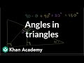 Angle Relationships and Measurements