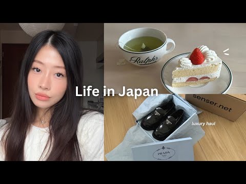 LIVING IN JAPAN I shopping in tokyo, luxury haul SENSER, 7-eleven japan haul + mukbang!