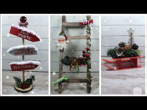 DIY DECORACIONES NAVIDEÑAS   ¡Haz tus Adornos Navideños Facilísimo!