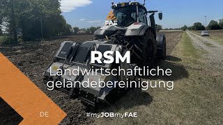 Video - FAE RSM - RSM/HP - Der FAE Steinbrecher für schwierige Einsätze bei der Arbeit mit einem Valtra Traktor
