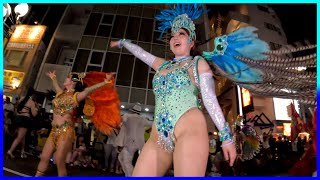 4K 大学生 大迫力 サンバカーニバル ウニアン 美人 花小金井 2025 Samba 日本の祭り ビキニ風 グラビアアイドル級
