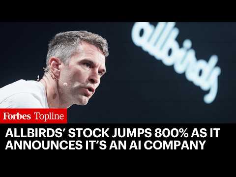 YouTube video thumbnail: Shoemaker Allbirds Suddenly Says It’s an AI Company