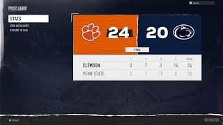 Clemson vs Penn state Sek