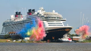 Disney Treasure Blasts its Horns during Maiden Voyage