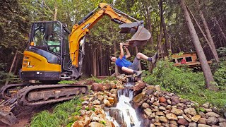 4-Months Building 30 ft Drop WATERFALL! DIY (Start to Finish)