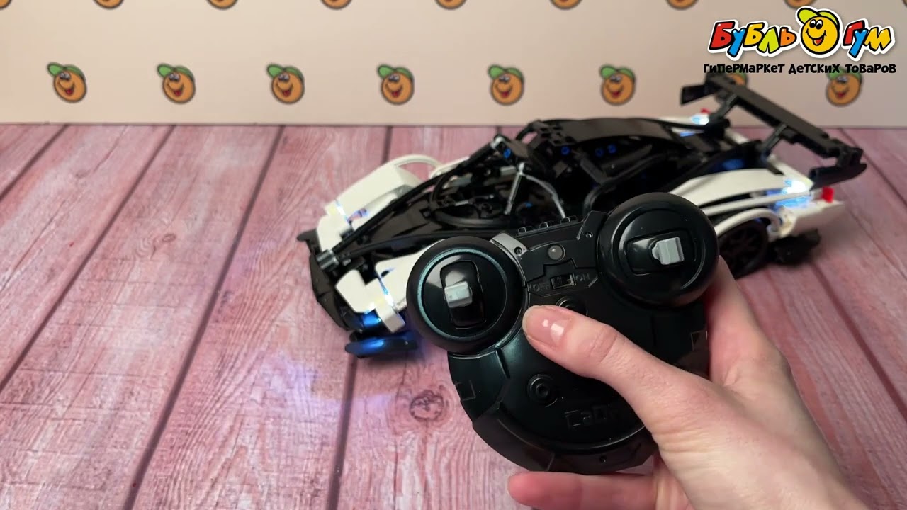 Конструктор Суперкар Z-wind р/у Dual control 457дет  - видео