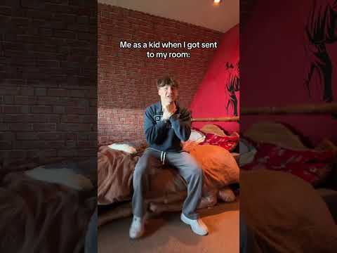 ME AS A KID WHEN I GOT SENT TO MY ROOM #funny #comedy #shorts #viral