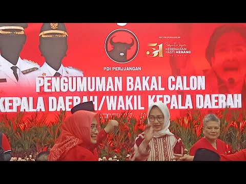 PDIP umumkan bakal calon Kepala Daerah