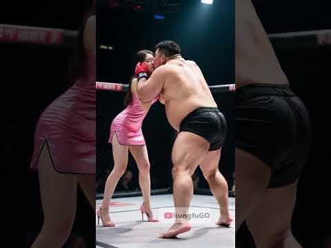 Never Underestimate a Pretty Girl's Real Fighting Skills! #kungfu #fight #boxing #ai
