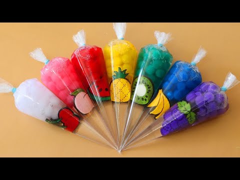 Making Slime with Piping Bags! Most Satisfying Slime Video★ASMR★#ASMR #PipingBags