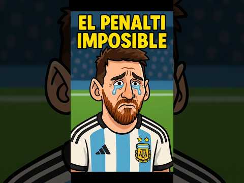Messi Vs una Chica y el penalti imposible 😂 #humor #comedia