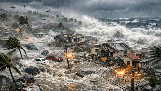 Monster Typhoon Hits Mariana Islands! Sinlaku Brings Catastrophic Destruction