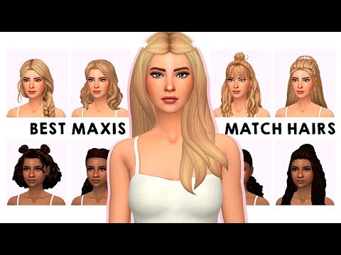 sims 4 maxis match hair pack
