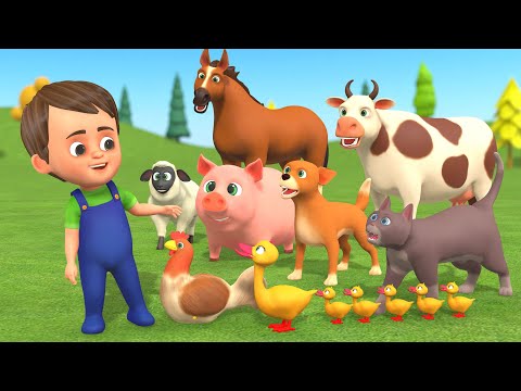 Old MacDonald Had a Farm Nursery Rhymes & Animals Songs