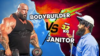 Bodybuilders RAGED Over 32KG Mop PRANK | Cleaner Disguised in GYM #51
