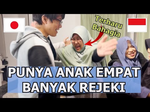 ISTRI JEPANG LANGSUNG PELUK KETIKA PERTAMA KALI DI KASIH HADIAH KEJUTAN SERENTAK DARI 4 ANAKNYA