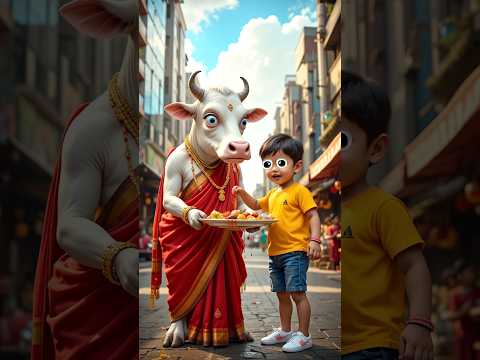 Brother's deadly Revenge for Sister's Insult 😳 #ai #cow #baby #bull