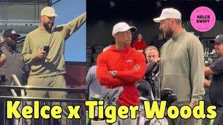 When Travis Kelce MEETS Tiger Woods, THIS HAPPENED..