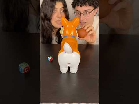 On est sur un chien constipé là 😅mais c’est dégoûtant lol 💀😂#shorts #jeuxdesociete #couple #fun