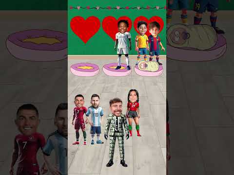 Quem faz um bebê com Ronaldo? Messi vs Mr Beast vs Junior vs Georgina 😂