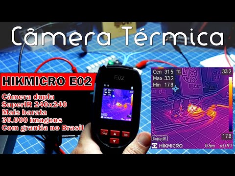 Câmera térmica para bancada da HIKMICRO E02 - Apoio #raisa