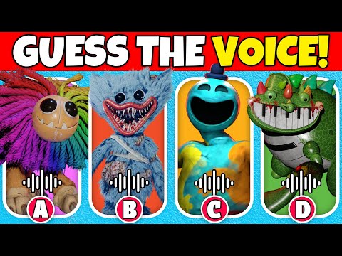 🔊 Guess the Monster's Voice!? | Poppy Playtime Chapter 4 | New Monsters Jumpscares | Pianosaurus