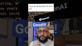 Open AI Shuts down Sora for good and I am not sad about it #openai #sora #aivideo