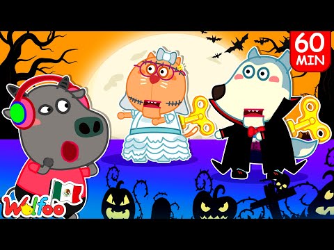 Truco o Trato👻🍭 Fiesta de Disfraces de Halloween 🎃 #Halloween | Dibujos Animados | Wolfoo en español