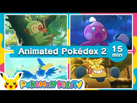 Animated Pokédex 2 | Pokémon Fun Video | Pokémon Kids TV​