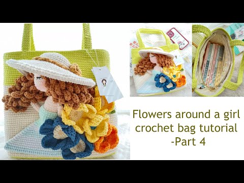 Part 4-How beautiful crochet bag!Unique design with PDF pattern and tutorial!