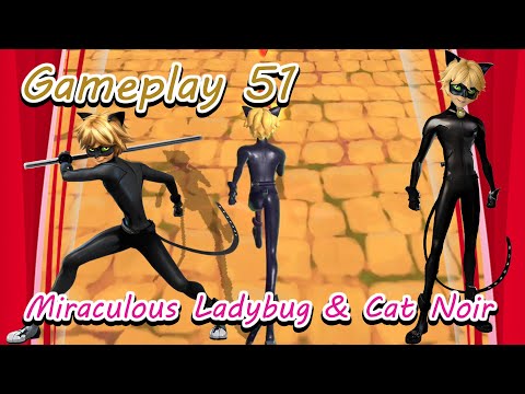 Miraculous Ladybug & Cat Noi‪r 🐞 Time To Battle, Run & Jump Gameplay 51 #Miraculous