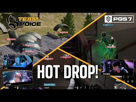Endless Hot Drops #PGS7 Team Voice l PUBG Esports