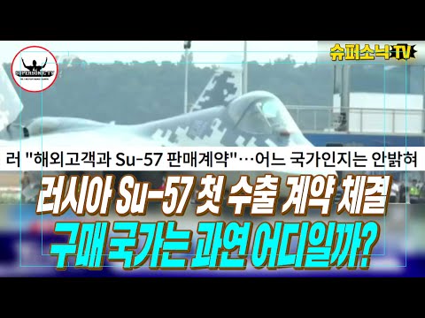 러시아 Su-57 스텔스 전투기 첫 수출 계약 국가 밝혀졌다