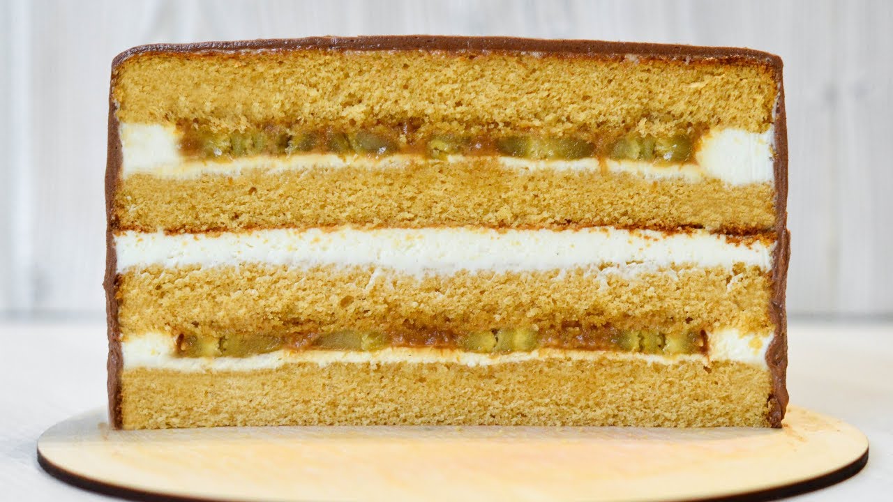 Карамельный ТОРТ Нежный, с ВКУСНЕЙШЕЙ начинкой Caramel CAKE
