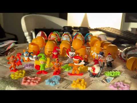 Kinder surprise chocolate eggs Christmas full collection 2024